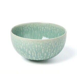 Jars France Tourron Saladier Serving Bowl 9.5” Jade Green Handcrafted Stondware